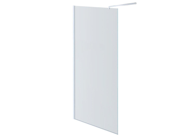 Душевая перегородка Aquatek AQ WIW 09020BL с держателем 90x200 профиль черный, стекло прозрачное