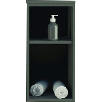 URBAN Шкаф подвесной с открытыми полками 55166 Grigio opaco, 30x46x62