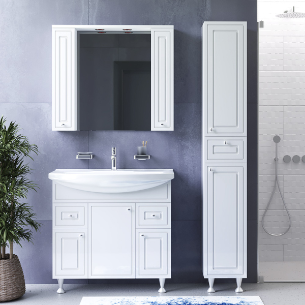 Зеркальный шкаф Damixa Palace One, M41MPX0851WG