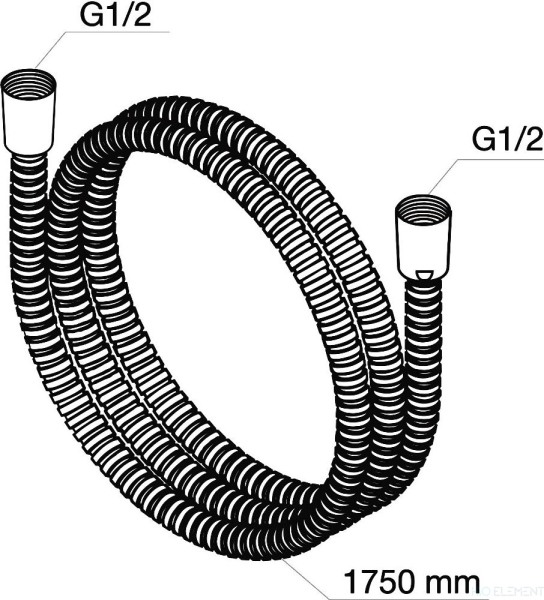 Душевой шланг AM.PM F0400264