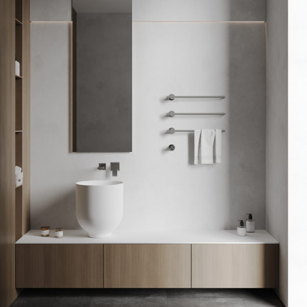 Полотенцесушитель электрический ABBER Charme AH4003 хром