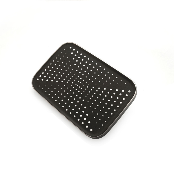 Верхний душ с держателем Vincea VSHD-41CGM, вороненая сталь