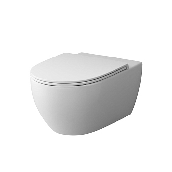 Унитаз подвесной FlashClean безободковый, без сиденья AM.PM Awe, C111700WH