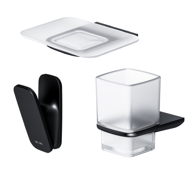 Набор аксессуаров для зоны красоты, черный AM.PM Inspire V2.0, AK50B1003B