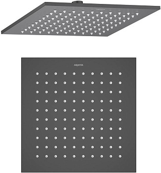 Верхний душ Aquatek AQ2076MB Черный матовый