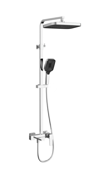 Душевая стойка Vincea Cube VSFS-4C12CH с изливом, хром