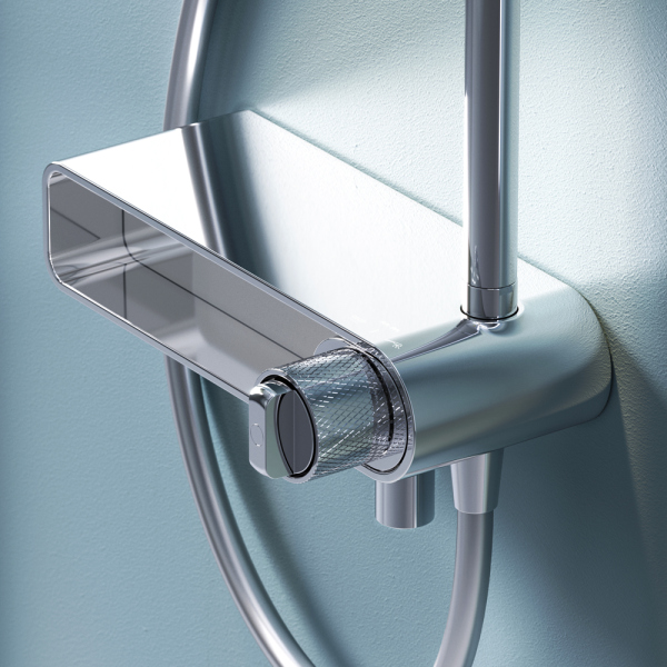 Душевая система со смесителем-полкой AM.PM X-Joy, F0785A700