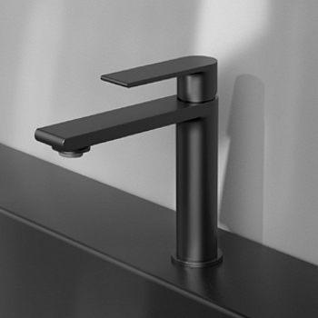 Смеситель для раковины Vincea Vogue VBF-1V1MB однорычажный, черный