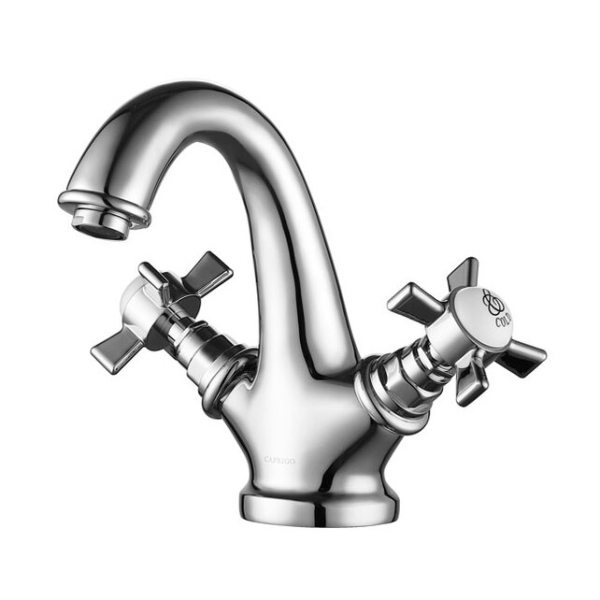 Смеситель умывальник с д/к и подводкой (хром) Caprigo, 21-520-crm