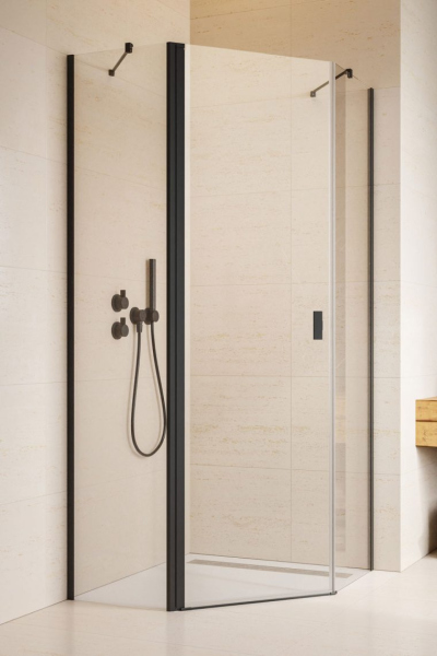 Боковая перегородка Radaway NES Black PTJ Wall 80x80, 10052500-54-01