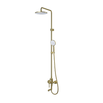 Душевая система с тропическим душем и изливом IDDIS Aiger (AIGMG3Fi06)