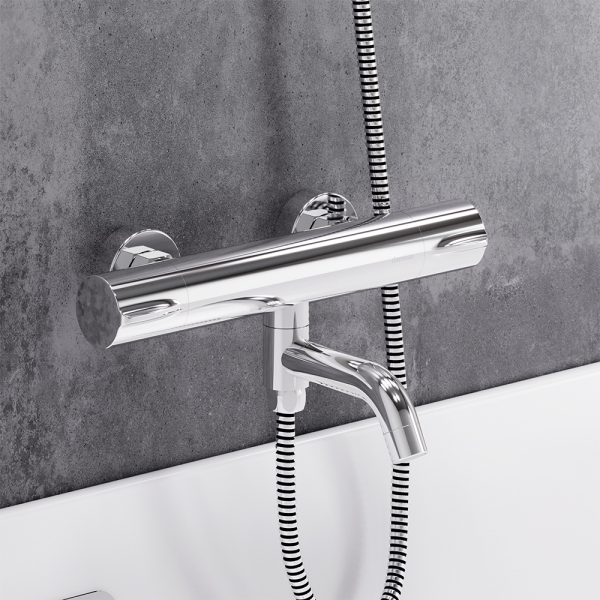 Смесители для ванны и душа с термостатом Damixa Scandinavian Pure, 363000000