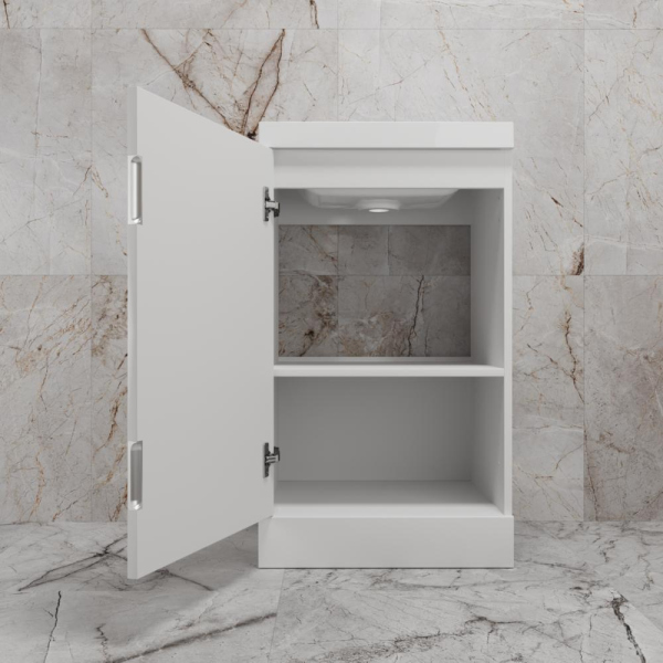 Тумба без раковины напольная "МОНО 50", белый софт, ЛС-00002450