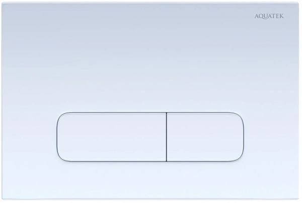 KDI-0000013 (002A) Панель смыва Белая (клавиши прямоугольные)