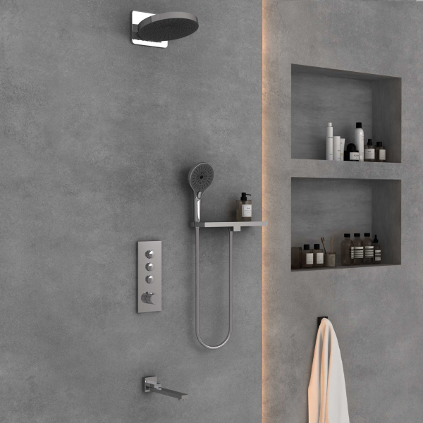 Душевой комплект Vincea VSFW-433TI2RCH встраиваемый, хром