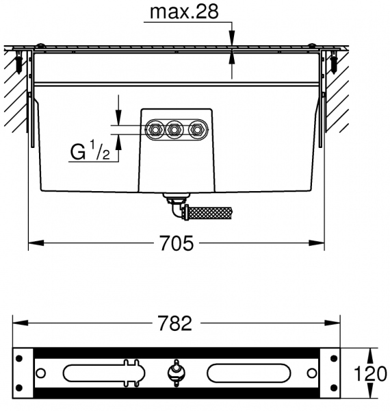 Монтажная коробка Grohe Atrio New 29037001
