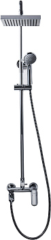 Душевая колонна со смесителем для ванны Bravat Opal F6125183CP-A-RUS