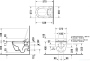 Унитаз подвесной Duravit Darling new SensoWash 256359
