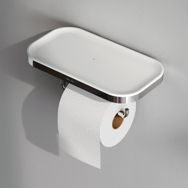 Держатель для туалетной бумаги с полкой AM.PM Func, A8F341400
