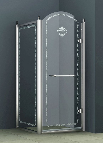 Душевой уголок Cezares RETRO-A-1-90-CP-Cr-L