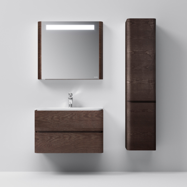 Шкаф-пенал AM.PM Sensation 40 R светло-голубой