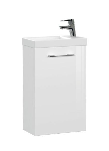 Тумба с раковиной Cersanit Lara 64228 со смесителем и сифоном