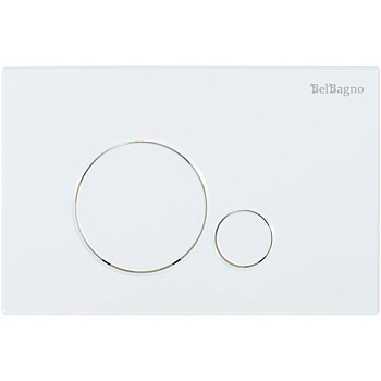 Кнопка смыва BelBagno SFERA, цвет-белый, BB014-SR-BIANCO