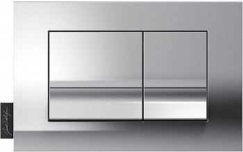 E20858-CP Панель смыва геометр дизайн, глянцевый хром