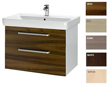 Тумба под раковину Dreja Q Max 68427 кофе