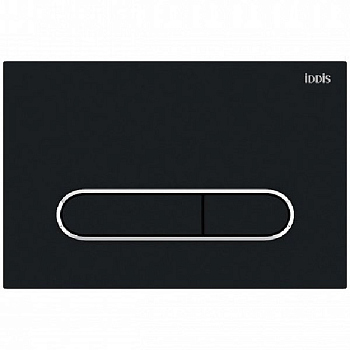 Клавиша смыва IDDIS Unifix универсальная матовый черный 071 (UNI71MBi77)