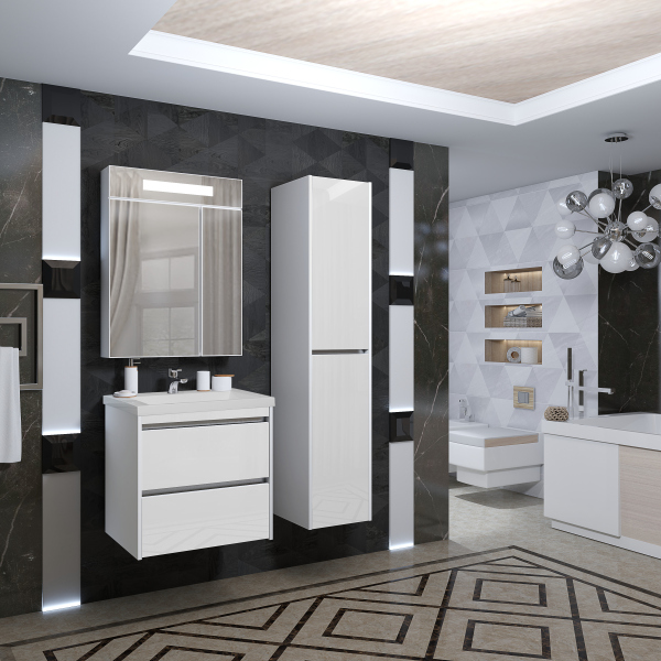 Зеркальный шкафчик Фреш 60