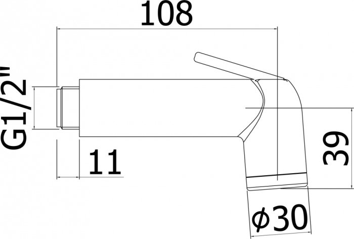 Гигиенический душ Paffoni Minorca ZDOC060CR