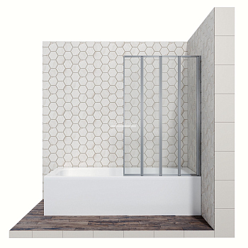 Шторка для ванны Ambassador Bath Screens 16041111R (1000x1400)