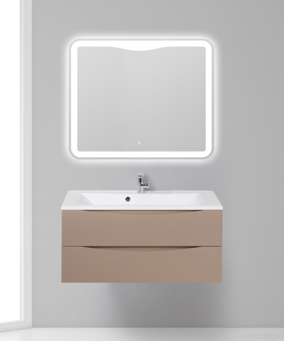 Belbagno База под раковину подвесная с двумя выкатными ящиками, MARINO-1000-2C-SO-CL-P