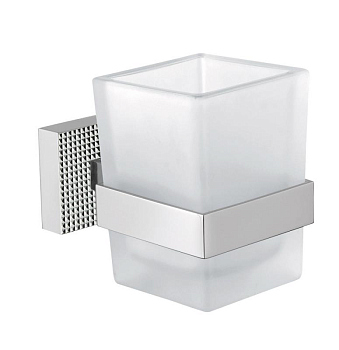 PRIZMA-TUMS-03/24 Стакан подвесной, стекло матовое, Золото