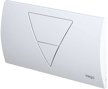 Кнопка смыва Viega Visign for Life 1 462239металлическая, белая