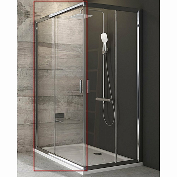 BLRV2K-110 дверь для комбинации с дверью блестящий + стекло Транспарент