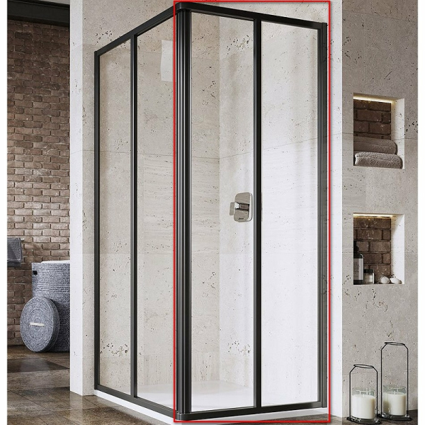 SRV2-100 195 S черный+Transparent, Supernova уголок квадратный