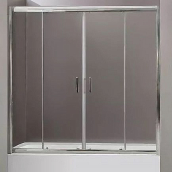 Шторка на ванну BelBagno Uno-195 VF 2 180/140 C Cr