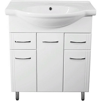 Тумба без раковины Style Line 26 (2 ящ.) Байкал 75, ЛС-00002286