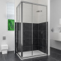 Душевой уголок RGW Classic CL-42 90x100x185 стекло прозрачное