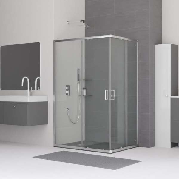 Душевой уголок RGW CL-46, 32094480-11, Хром, 80*100*185