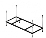 Каркас для ванны Cezares Plane 200x90 см