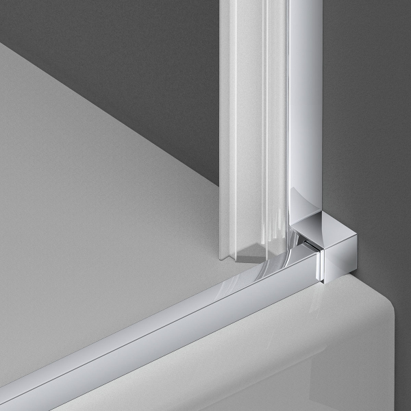 Душевая дверь Vincea Alpha VDP-3AL800MT , хром, стекло текстурное