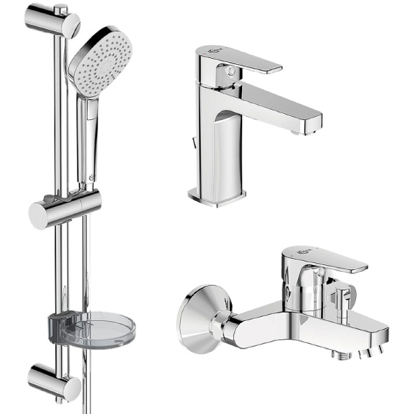 Набор смесителей + душевой гарнитур Ideal Standard Esla BC264AA