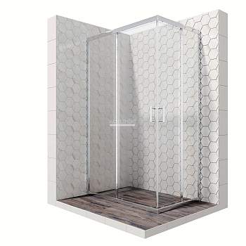 Душевое ограждение Ambassador Kingston 14011101 (1200x800x2000)