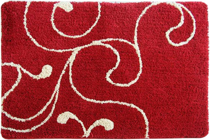 Коврик Iddis Flower Lace Red 90х60