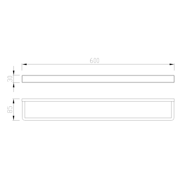 Полотенцедержатель ABBER Westen AA1755 хром