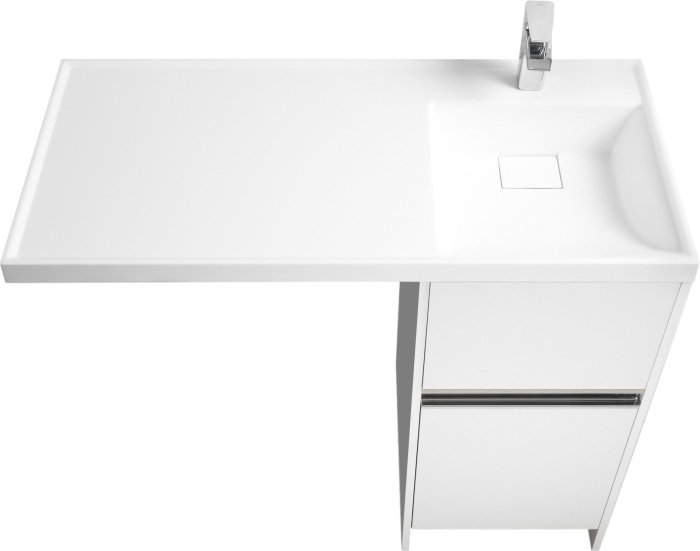 Тумба с раковиной Акватон Лондри 40 R, под стиральную машину