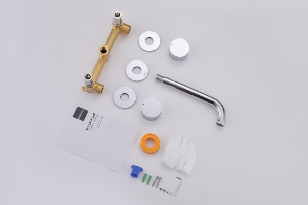 Смеситель ABBER Wasser Kreis AF81122 для раковины скрытого монтажа, хром